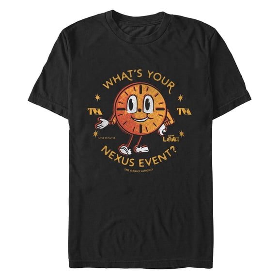 Men's Marvel: Loki Miss Minutes Nexus Event Graphic T-Shirt