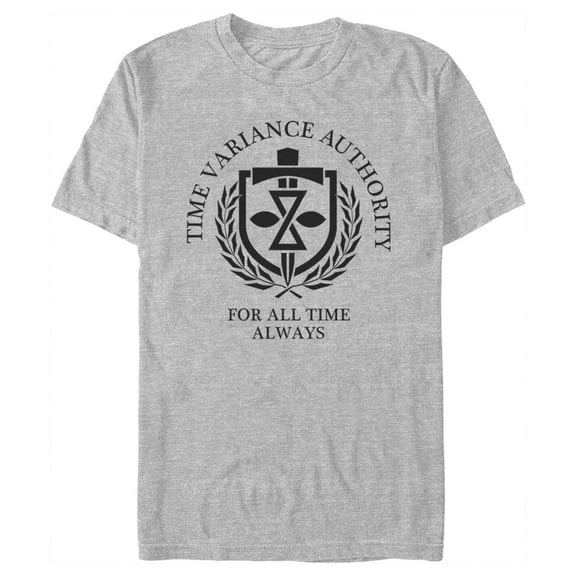Men's Marvel Loki Time Variance Authority For All Time  Graphic Tee Athletic Heather Large