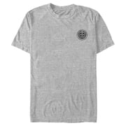 Mens Marvel Loki Time Variance Authority Logo Badge Graphic Tee Athletic Heather Medium