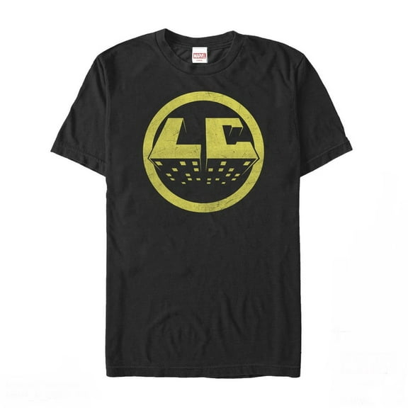 Men's Marvel Luke Cage City Initials  Graphic Tee Black X Large