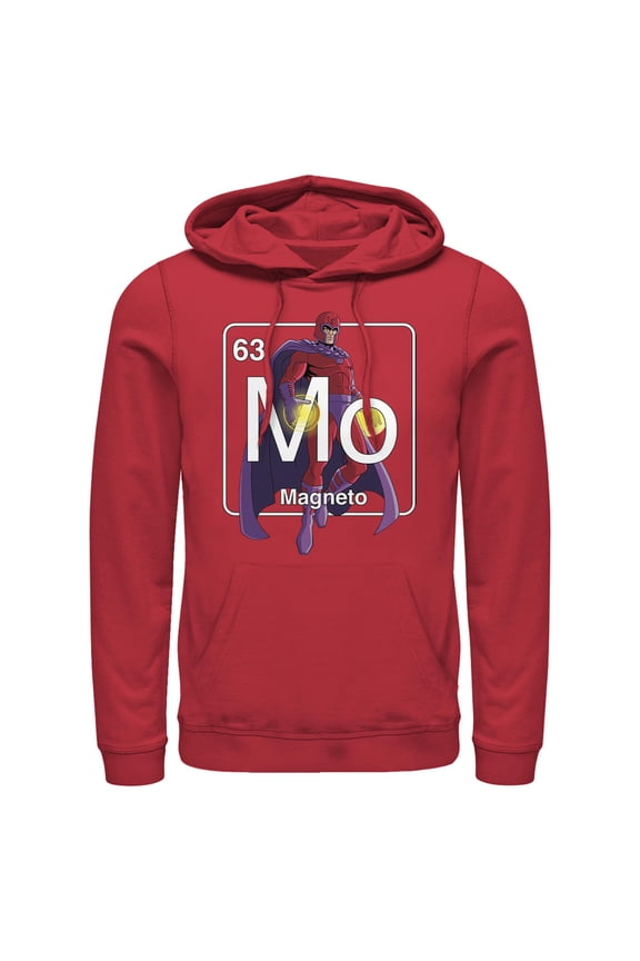 Men's Marvel Magneto Periodic Table Element Pull Over Hoodie