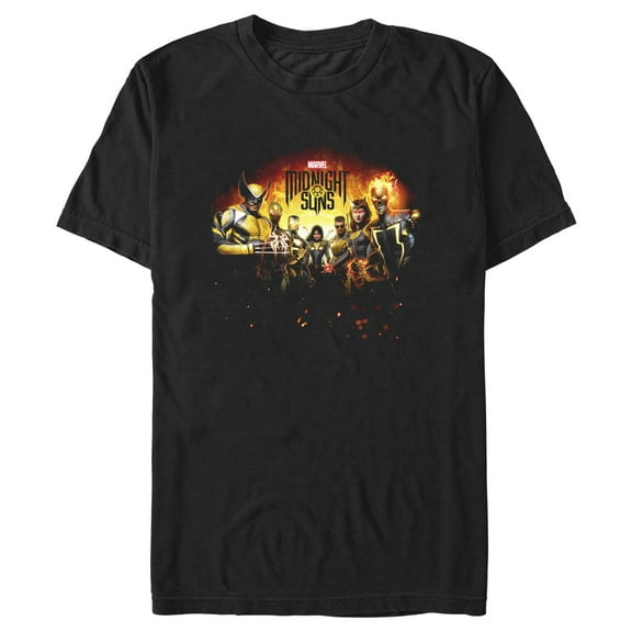 Men's Marvel Midnight Light  Graphic T-Shirt