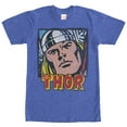 thumbnail image 1 of Men's Marvel Mighty Thor Classic Portrait  Graphic Tee Royal Blue Heather Large, 1 of 4
