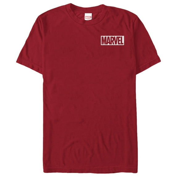 Men's Marvel Mini Logo Graphic Tee Cardinal Medium