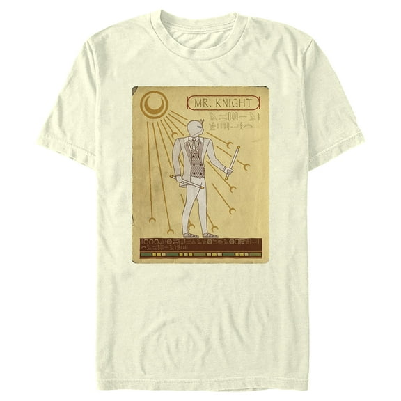 Men's Marvel: Moon Knight Ancient Egyptian Mr. Knight Portrait Graphic Tee Beige 2X Large
