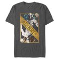 thumbnail image 1 of Men's Marvel: Moon Knight Colorful Dual Identity Split Playing Card  Graphic Tee Charcoal Heather Small, 1 of 5