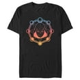 thumbnail image 1 of Men's Marvel: Moon Knight Colorful Moon Phases Graphic Tee Black 3X Large, 1 of 5