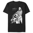 thumbnail image 1 of Men's Marvel: Moon Knight Duo Portrait Sketch Graphic Tee Black Medium, 1 of 5