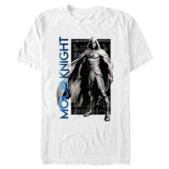 Men's Marvel: Moon Knight Superhero Egyptian Protector  Graphic Tee White Medium