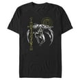 thumbnail image 1 of Men's Marvel: Moon Knight Vertical Hieroglyph Sketch  Graphic Tee Black 3X Large, 1 of 5