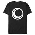 thumbnail image 1 of Men's Marvel: Moon Knight White Crescent Moon Logo  Graphic Tee Black Large, 1 of 5