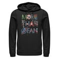 thumbnail image 1 of Men's Marvel More Than a Fan Hero Font  Pull Over Hoodie, 1 of 4