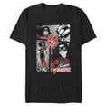 thumbnail image 1 of Men's Marvel: Ms. Marvel Hero Girl Panels  Graphic Tee Black Small, 1 of 5