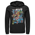 thumbnail image 1 of Men's Marvel My Dad is My Hero  Pull Over Hoodie Black Medium, 1 of 4