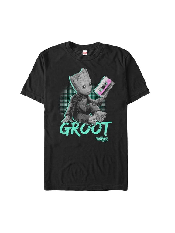 Men's Marvel Neon Baby Groot T-Shirt