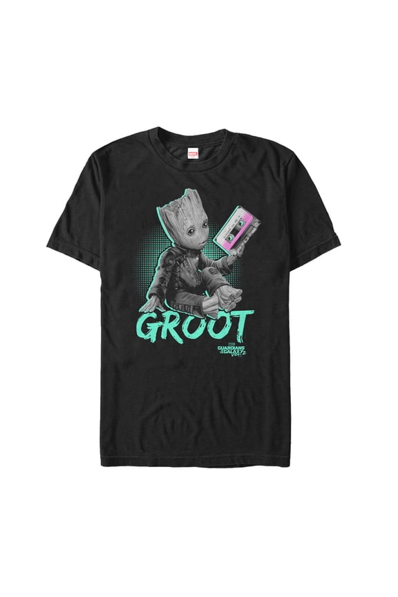 Men's Marvel Neon Baby Groot T-Shirt