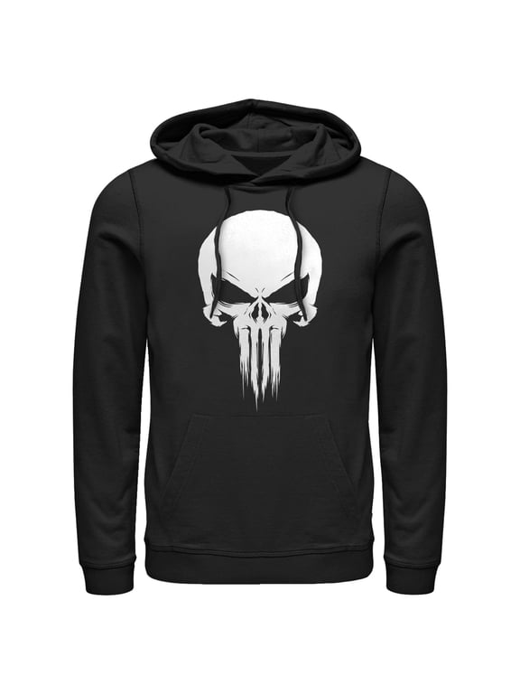 Men's Marvel Original Punisher Painted Chest Logo Pull Over Hoodie