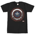 thumbnail image 1 of Men's Marvel Ornate Captain America Shield  Graphic Tee Black 2X Large, 1 of 4