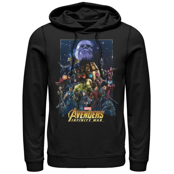 Men's Marvel Overload Poster Lightweight Hoodie