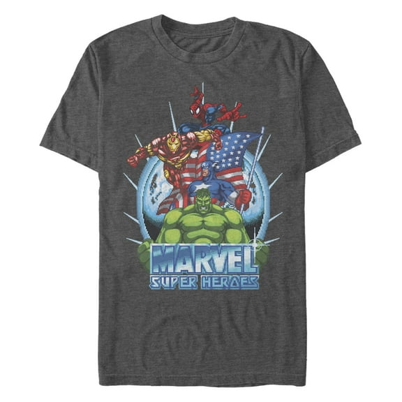 Men's Marvel Patriotic Heroes Graphic T-Shirt