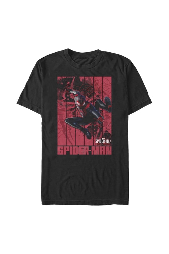 Men's Marvel Power Pose Graffiti Graphic T-Shirt