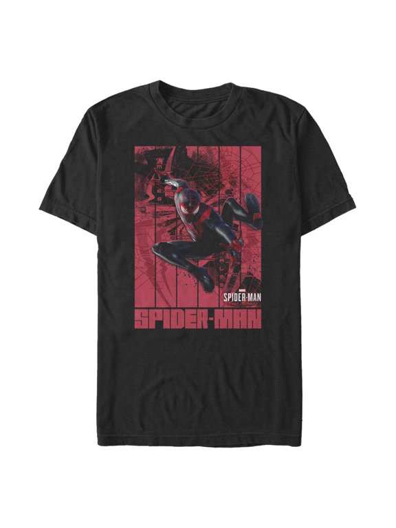 Men's Marvel Power Pose Graffiti Graphic T-Shirt
