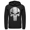 thumbnail image 1 of Men's Marvel Punisher Retro Skull Symbol  Pull Over Hoodie Black Medium, 1 of 3