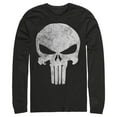 thumbnail image 1 of Men's Marvel Punisher Retro Skull Symbol  Long Sleeve Shirt Black X Large, 1 of 3