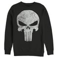 thumbnail image 1 of Men's Marvel Punisher Retro Skull Symbol Sweatshirt Black Small, 1 of 3