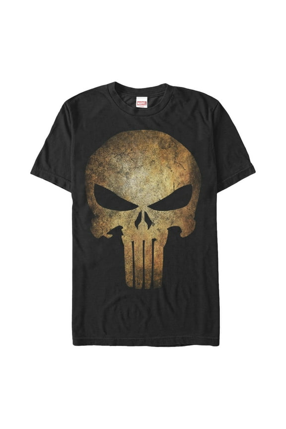 Men's Marvel Punisher Rusty Skull Logo  Graphic T-Shirt