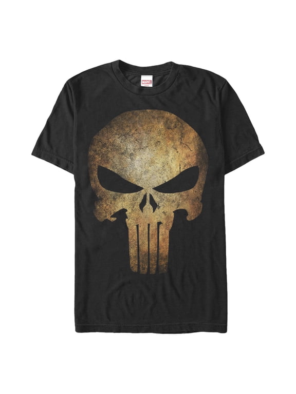 Men's Marvel Punisher Rusty Skull Logo Graphic T-Shirt