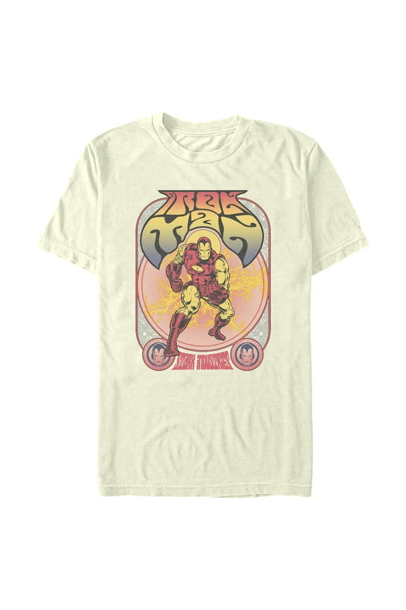 Men's Marvel Retro Invincible Iron Man  Graphic T-Shirt
