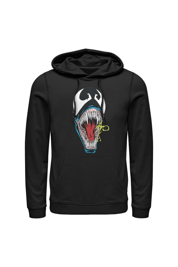 Men's Marvel Retro Venom Large Icon Pull Over Hoodie