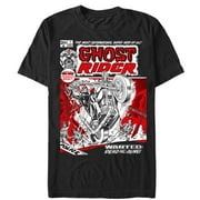 Mens Marvel Ghost Rider Comic Book Cover Print Issue 1 Graphic Tee