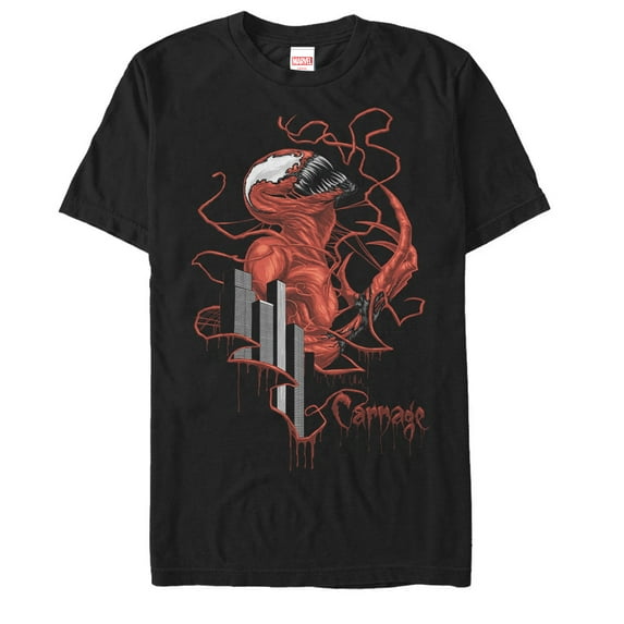 Men's Marvel Rise of Carnage Graphic Tee Black 2X Large