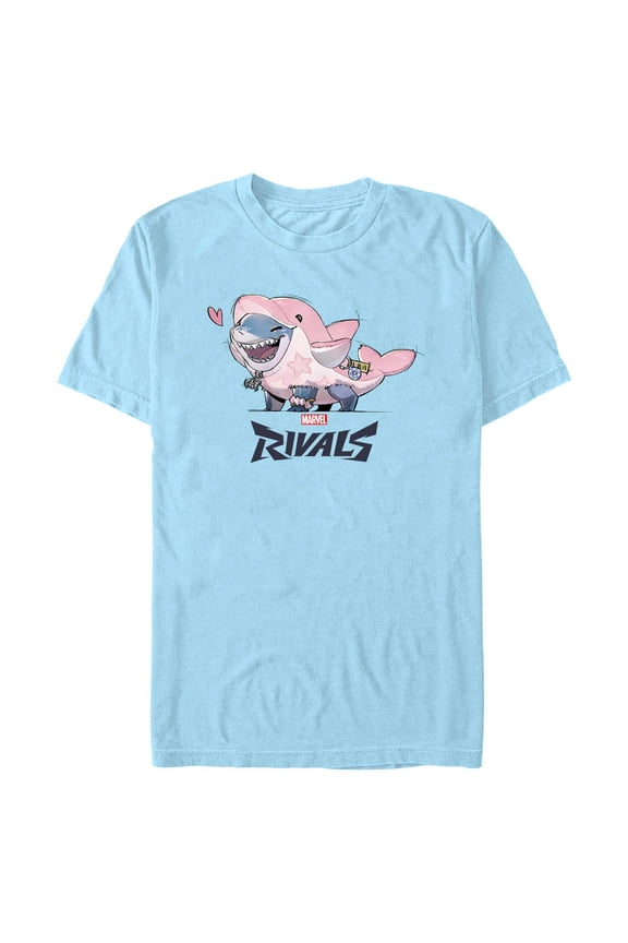 Men's Marvel: Rivals Cute Jeff the Shark Graphic T-Shirt