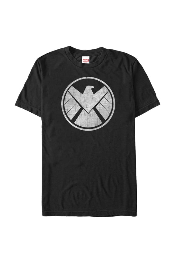 Men's Marvel S.H.I.E.L.D Logo Graphic Tee Black 2X Large