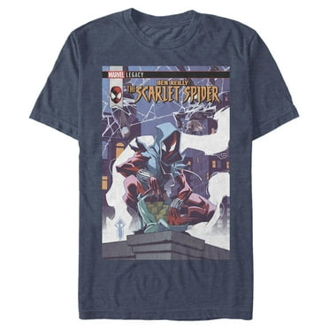 Men's Marvel Scarlet Spider Comic Cover  Graphic T-Shirt