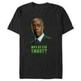 thumbnail image 1 of Men's Marvel: Secret Invasion James Rhodes Who Do You Trust Graphic Tee Black Small, 1 of 5