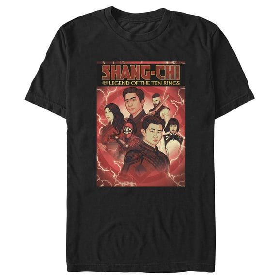 Men's Marvel Shang-Chi and the Legend of the Ten Rings Poster Graphic Tee Black Small