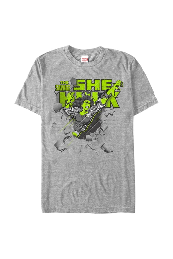 Men's Marvel She-Hulk Breakthrough  Graphic Tee Athletic Heather Large