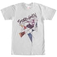 thumbnail image 1 of Men's Marvel Spider Gwen Geometric Web Graphic Tee White 2X Large, 1 of 4