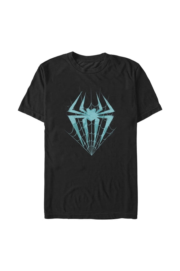 Men's Marvel: Spider-Man: Across the Spider-Verse Green Spider Logo  Graphic T-Shirt