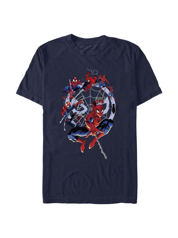 Men's Marvel Spider-Man Beyond Amazing SPIDEY CIRCLE EVOLUTION T-Shirt