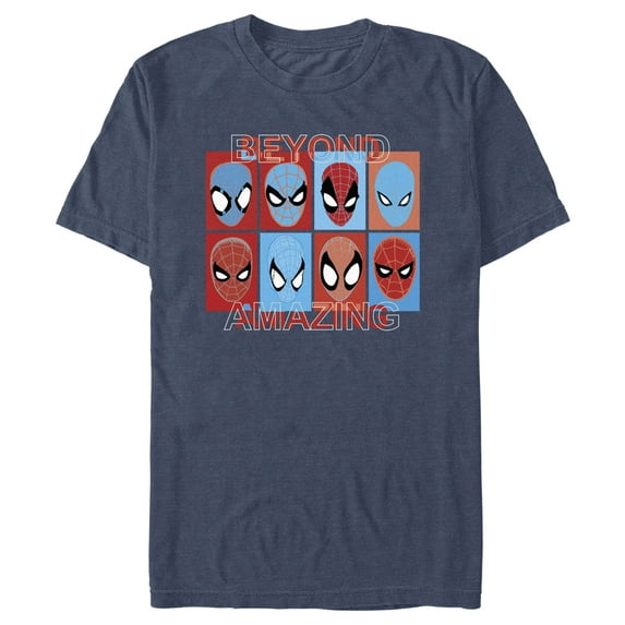 Men's Marvel Spider-Man Beyond Amazing SPIDEY SQUARES BEYOND T-Shirt