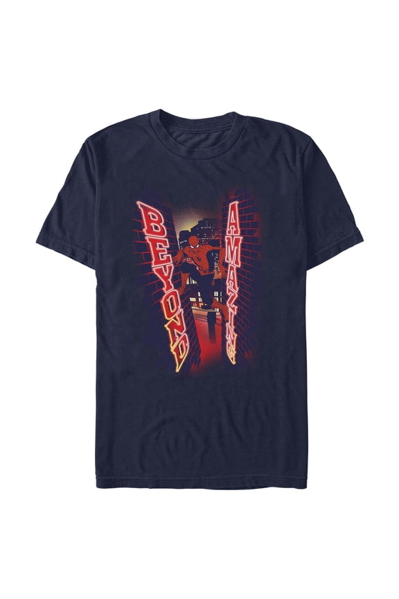 Men's Marvel Spider-Man Beyond Amazing WALL CLIMB BEYOND T-Shirt
