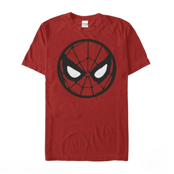 Men's Marvel Spider-Man Circle Mask  Graphic Tee Red 3X Large