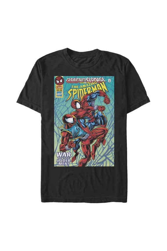 Men's Marvel Spider-Man Comic Clone Fight Graphic T-Shirt