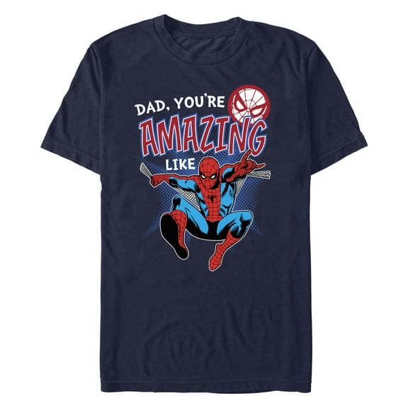 Men's Marvel Spider-Man Dad You're Amazing  Graphic T-Shirt