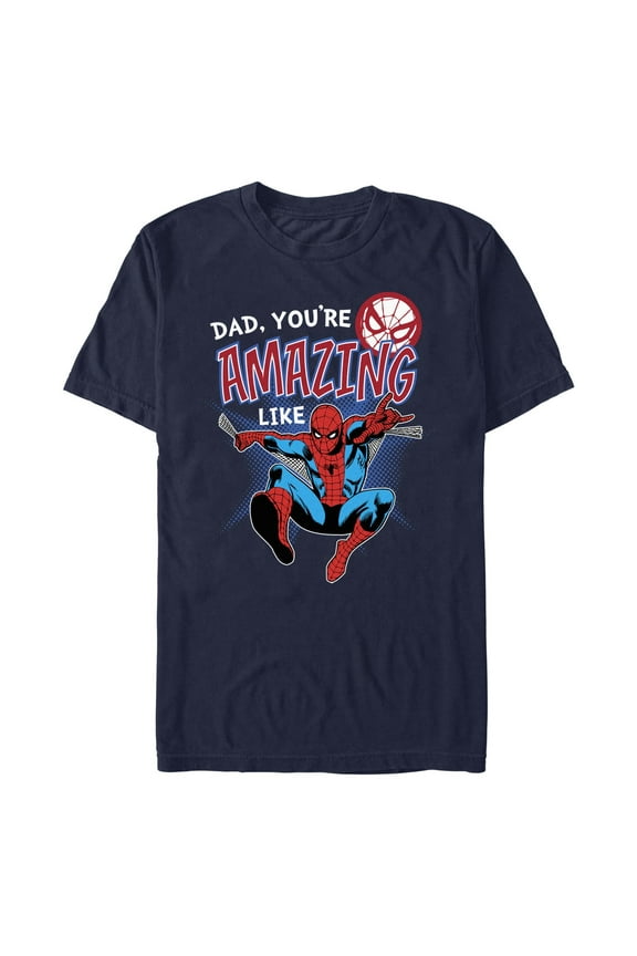 Men's Marvel Spider-Man Dad You're Amazing Graphic T-Shirt